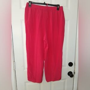DG2 by Diane Gilman Vibrant Pink Track Pants